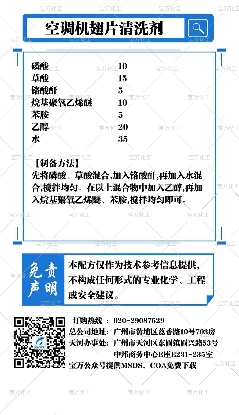 空調機翅片清洗劑